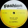12inch Record AL CAMPBELL / THE MASSIVE HORNS - Try My Love FAD039 Fashion Records 1985 UK Reggae, Ska & Dub Used