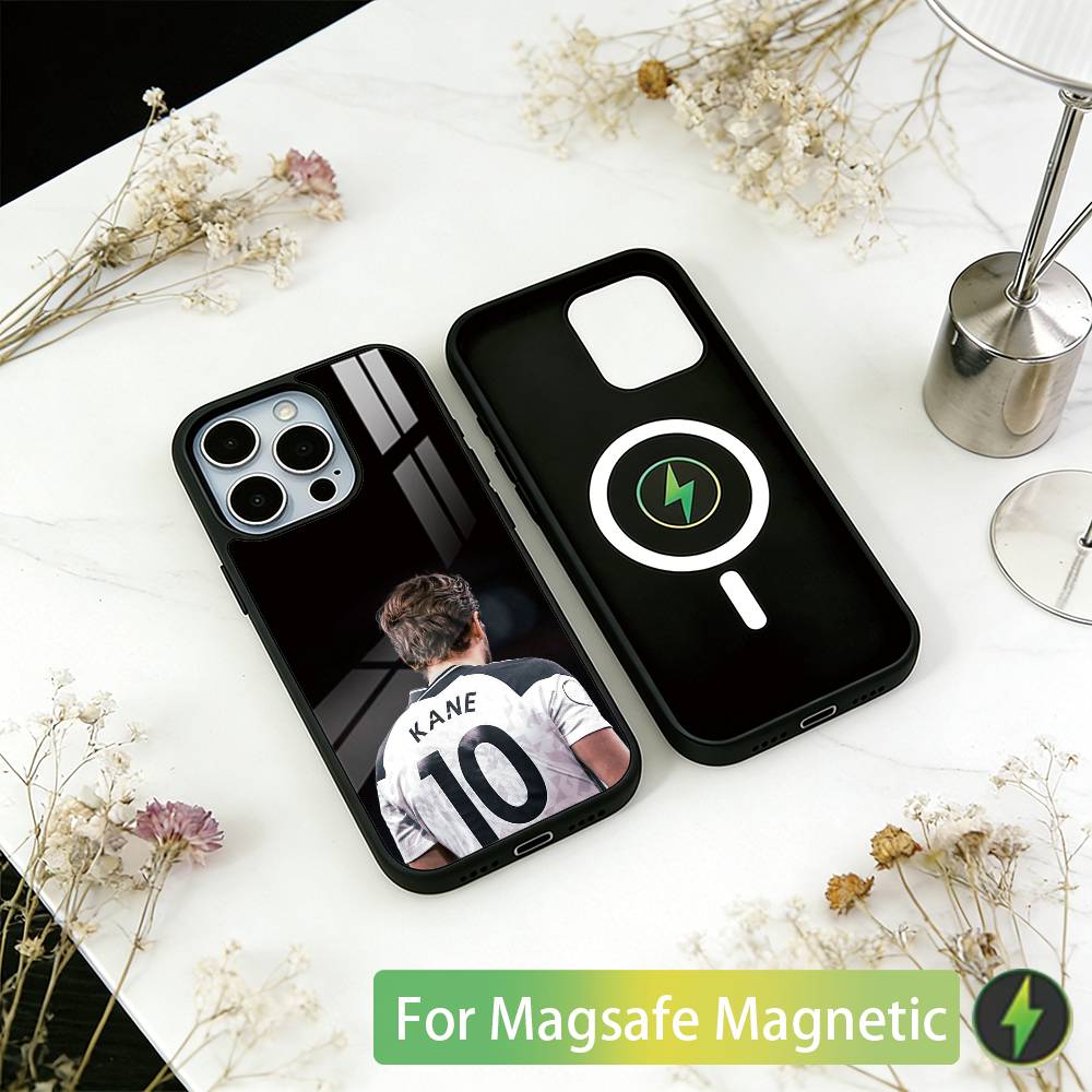 Football Star H-Harry Kane Phone Case For iPhone17,16,15,14,13,12,11 Plus,Pro Magnetic For Magsafe Wireless Charging