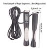 2.8M Digital Counting Jump Rope With Non-Slip Handle Adjustable Skipping Rope Jumping Rope With Counter For Kids Adults