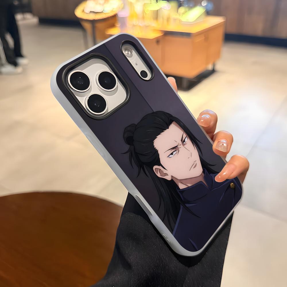 Чехол для телефона Гэто Сугуру Для IPhone 17 Air 16 E 15 14 Plus 13 12 11 Pro Max Желейный 2 в 1 Защитный чехол