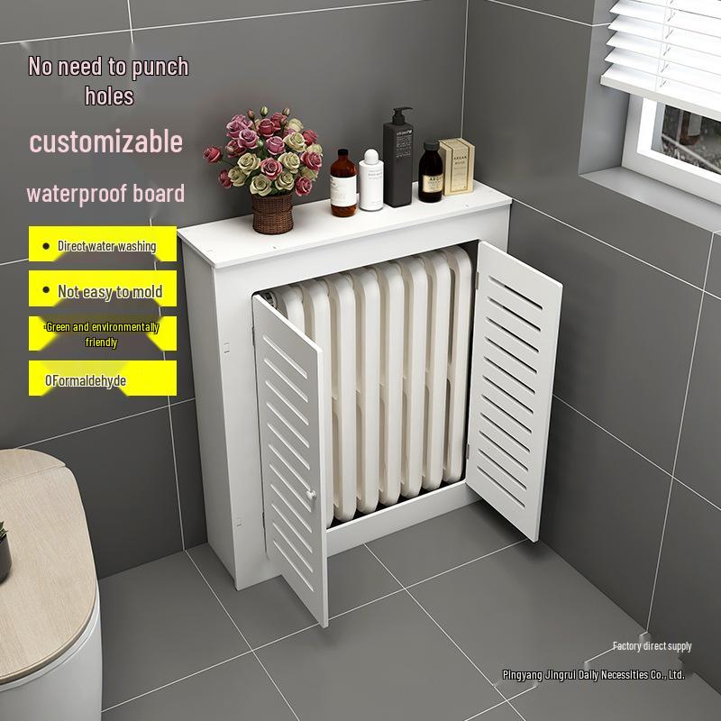 Водонепроницаемый кожух радиатора коллектора для ванной комнаты - Крышка шкафа с переключающим клапаном
