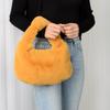 Simple Autumn and Winter Underarm Dumpling Bag Women's Bag Fashion Handbag Messenger Bag Plush Bag