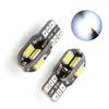 2 шт. салонная лампа Canbus без ошибок T10 5730 8SMD боковая клиновая лампа автомобиля белая лампа для стайлинга автомобилей