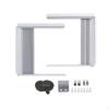 Window Air Conditioner Side Panel and Frame Set Bracket Adjustable Easy Setup