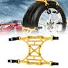 Car Snow Chains Anti Slip Emergency Tire Straps Winter Portable Wheel Chains for  and Trucks
