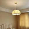 Mid-Century Wabi-Sabi Solid Wood Chandelier for Bedroom, Living, Dining, or Study