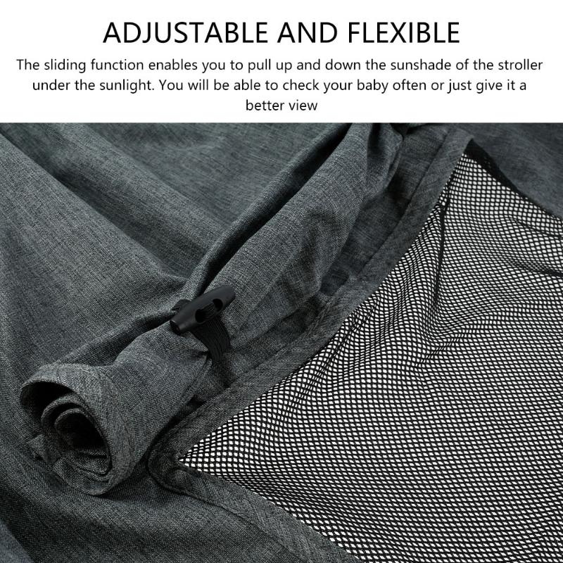 Козырек от солнца для детской коляски, навес для защиты от солнца, капюшон для прогулочной коляски, дождевик для коляски, защита от УФ-лучей