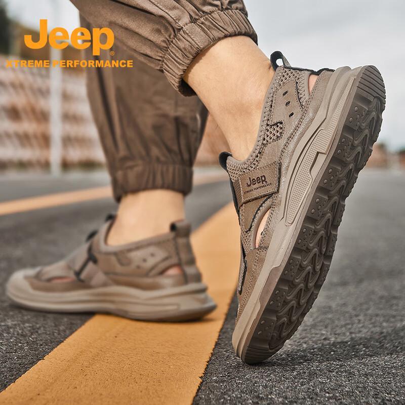 Jeep Мужские летние спортивные сандалии для улицы