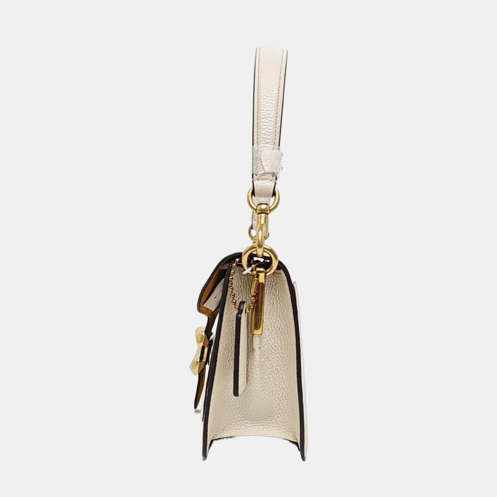 [Pre-Owned] Tabby 26 White Leather Crossbody Bag Handbag Shoulder Bag Gold Hardware Detachable Strap - Unused #GNG3EC