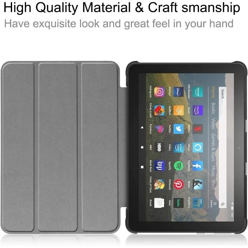 Новый чехол для планшета для всех новых Fire HD 8 Fire HD 8 Plus Совместим только с 8-дюймовой 10-й версией, выпущенной в 2020 году