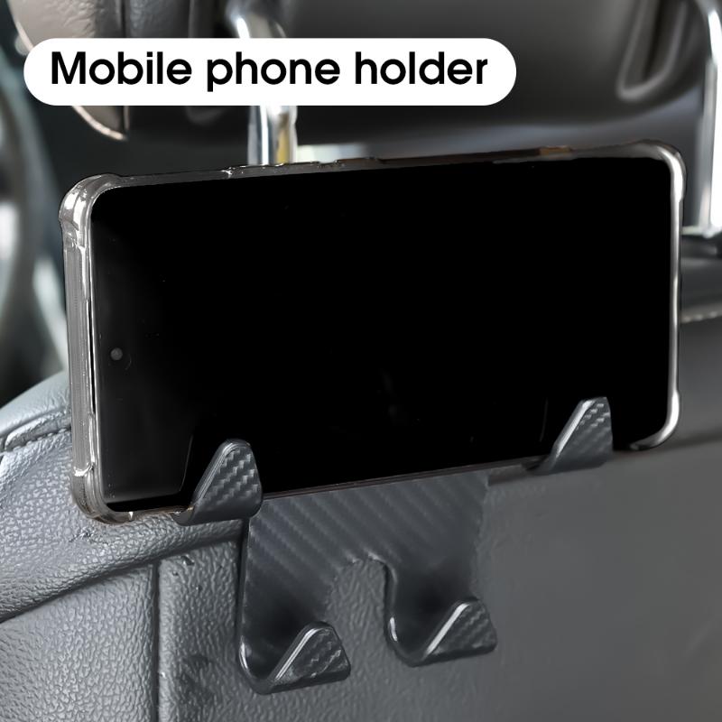 Car Holder Hooks Mobile Phone Holders Back Seat Item Hook Wire Organizer Brackets Interior Accessories Universal Automobile