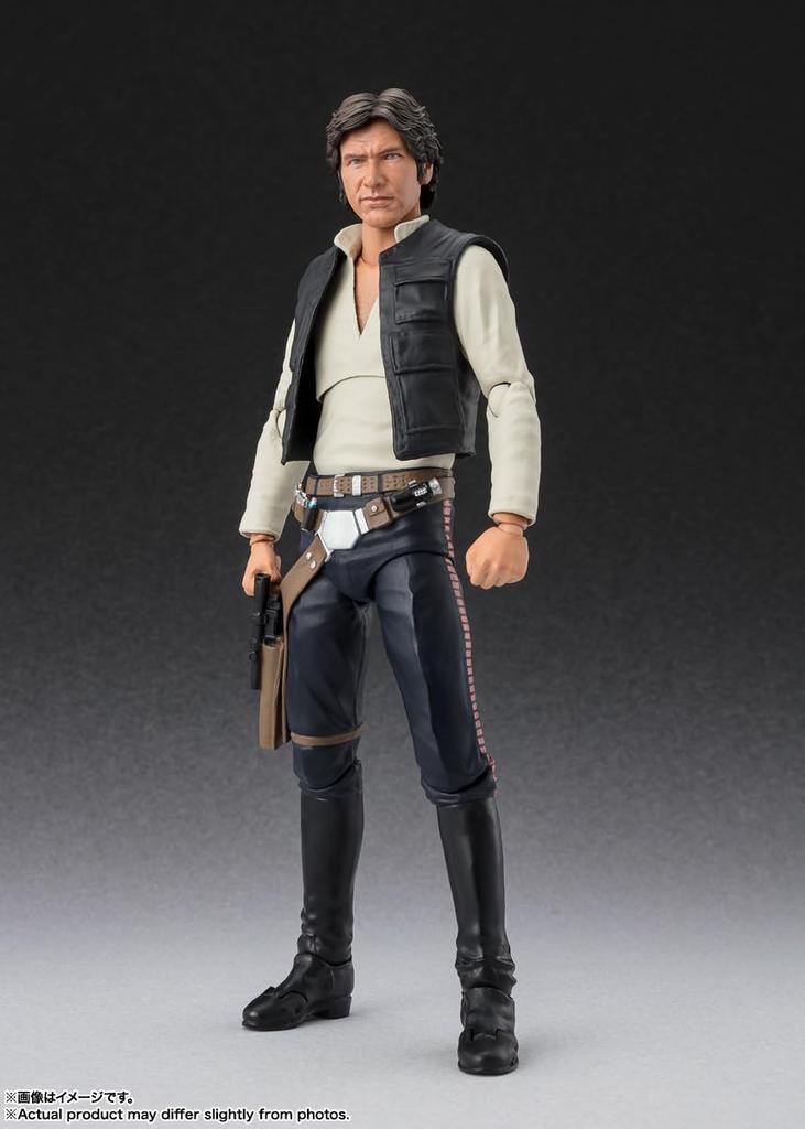 BANDAI SPIRITS S.H.Figuarts Star Wars Episode IV: A New Hope Han Solo - Classic Ver. - (STAR WARS: A New Hope) Approximately 150mm PVC & ABS