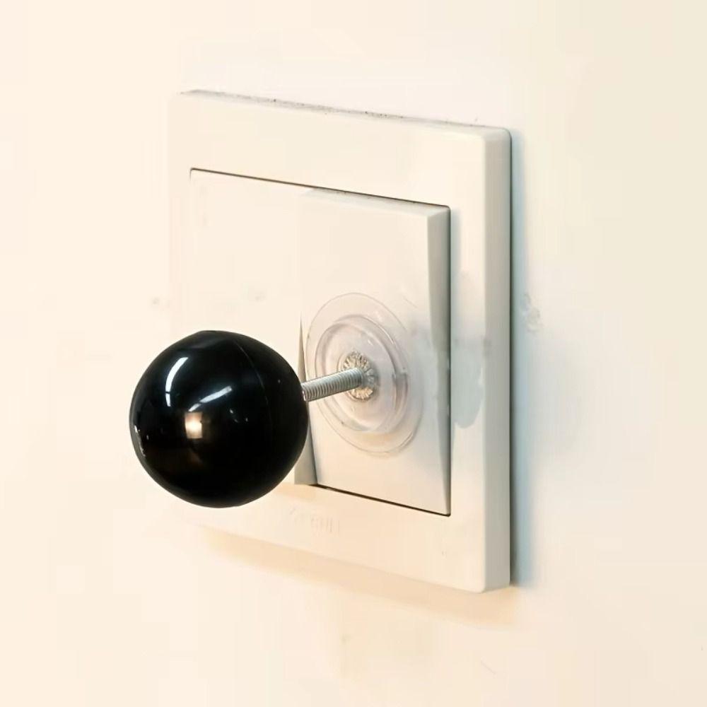 Red Ball Switch Cover Plastic Switch Decoration Fun Novelty Rocker Switch Sticker Light Switches