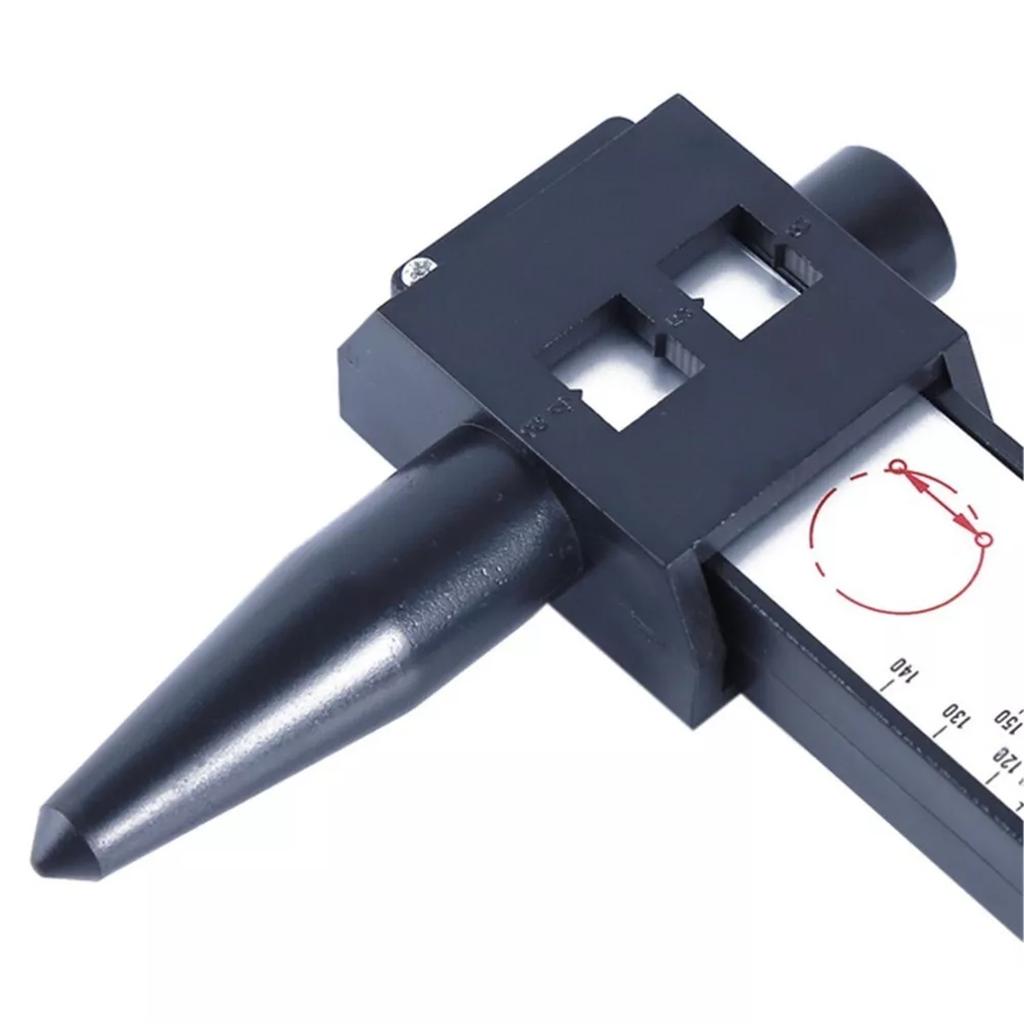 PCD Gauge, Rim Bolt Pattern Measuring Tool, 4 5 6 8 Holes Lug Bolt Pattern Gauge, Tire Repair Tools, Sliding Measuring Gauge, PCD Ruler