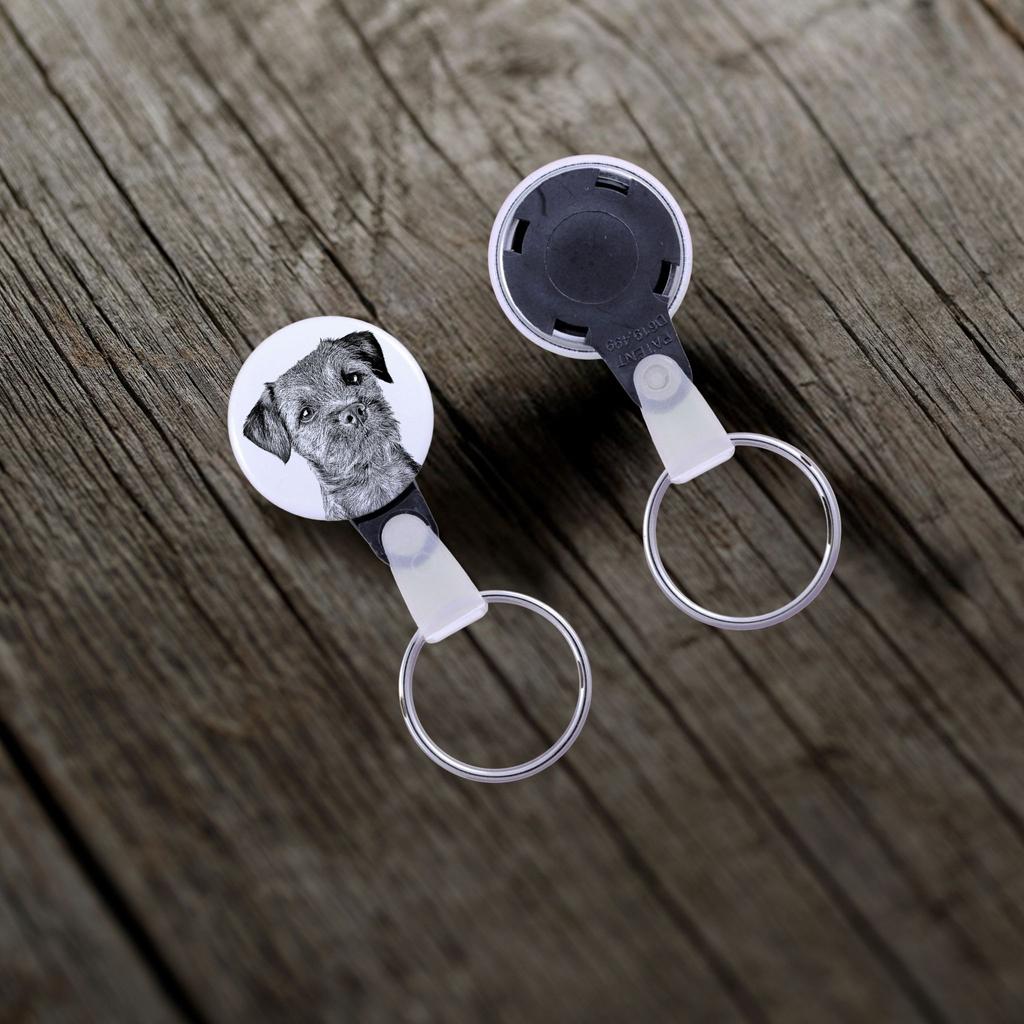 Бордер-терьер - брелок с портретом собаки, подвеска с фирменной графикой бренда Art-Dog