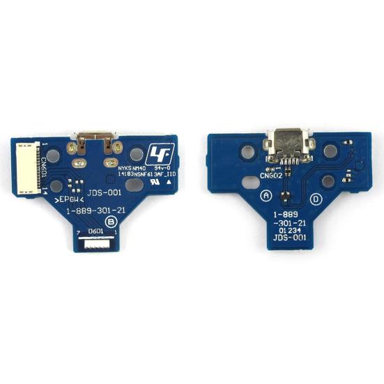 Плата USB-порта зарядки для контроллера PS4 Dualshock JDS-001 Шлейф 14 контактов