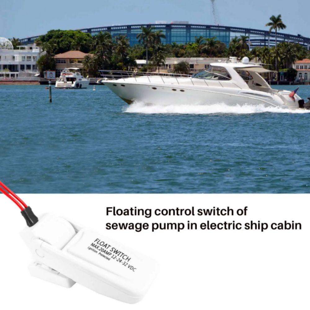 Automatic Bilge Pump Switch DC 12V Flow Sensor Switch For Boat Float Switch  Bilge Pump