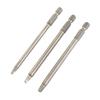 3pcs 100mm Electric Driver Bits Magnetic Square Head Electric Screwdriver Head Screw Driver Bits For Repair Hand Tool SQ1-SQ3