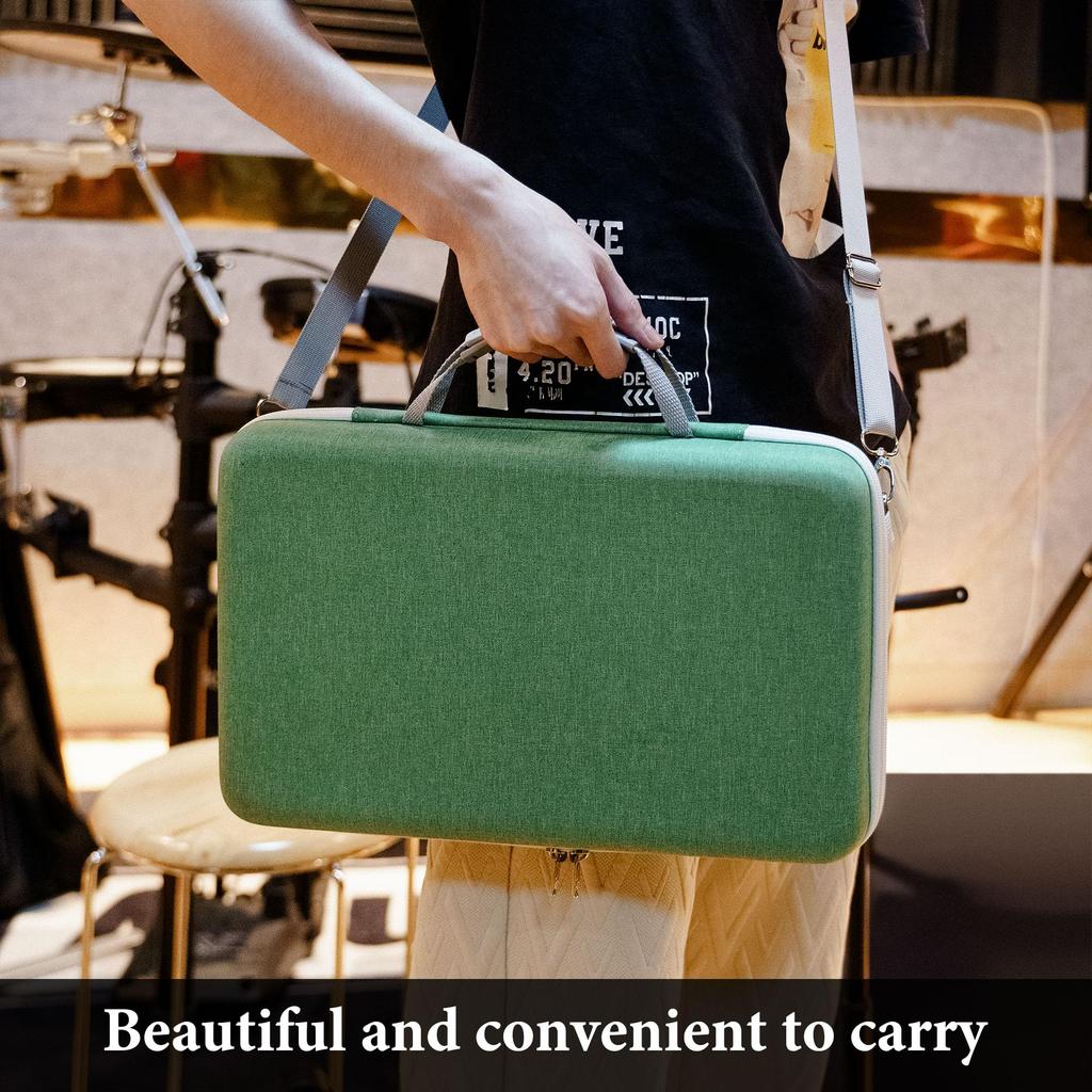 Geekria USB MIDI Keyboard Controller Hand Case Compatible with Arturia MiniLab 3 MiniLab MkII 25 Hardshell Travel Carrying Bag with Shoulder Strap /