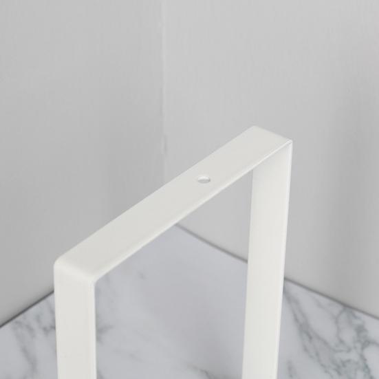 Стабильная настольная полка для хранения высокой твердости, металлическая практичная полка для настольного хранения для дома