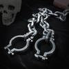 1Set Halloween Fake Chains Haunted House Horror Props Home Decoration Prisoner Costume Cosplay Accessories Plastic Link Chains