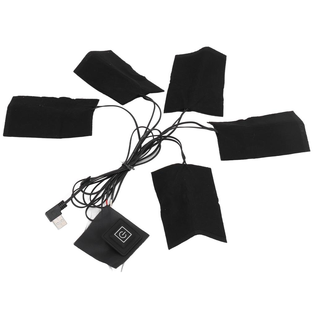 Electric Cloth Heater Pad 3 Gears Adjustable Temperature USB Heating Pad for Men Women