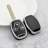 Для Honda Accord Civic Fit Freed Stepwgn Cr-V 2/3/4 Кнопки ТПУ Чехол для Ключа Автомобиля Обложка Держатель Оболочки Бесключевого Брелока Защитник