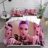 KPop D-Demon Hunters EU Single Halloween Costume Bedding Set - 2-3 Piece Comforter Quilt Duvet Cover Pillow Case Sets