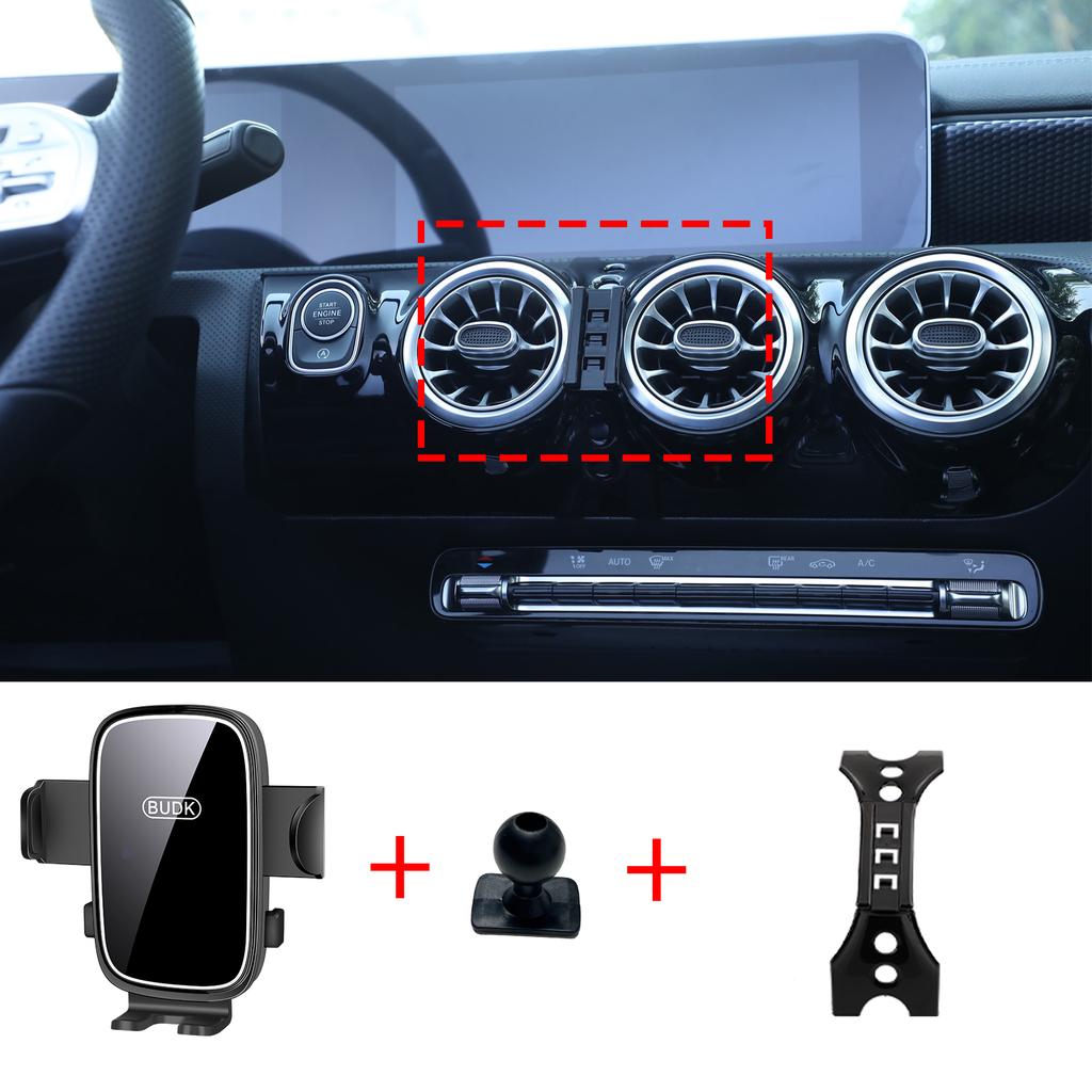 Car Mobile Phone Holder Accessories for Mercedes Benz A Class CLA A200 A180 W177 ~ GPS Bracket Navigation Stand Auto