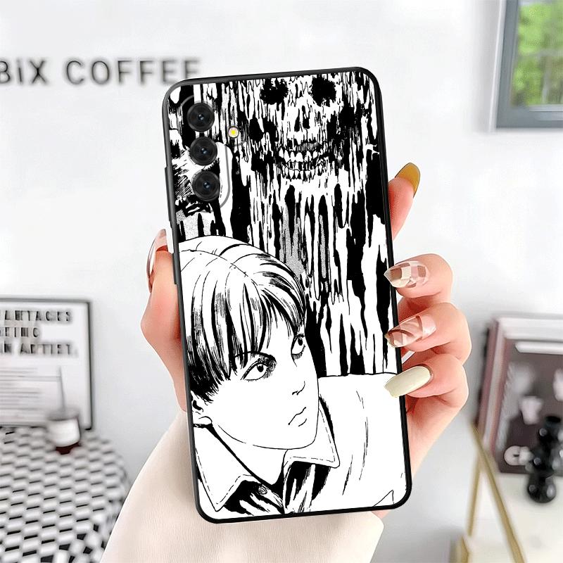 Японский Хоррор Аниме Мягкий Чехол для Телефона для Samsung A17 A37 A57 A16 A26 A36 A56 A15 A25 A35 A55 A14 A24 A34 A54 A13 A23 A33 A53 A5
