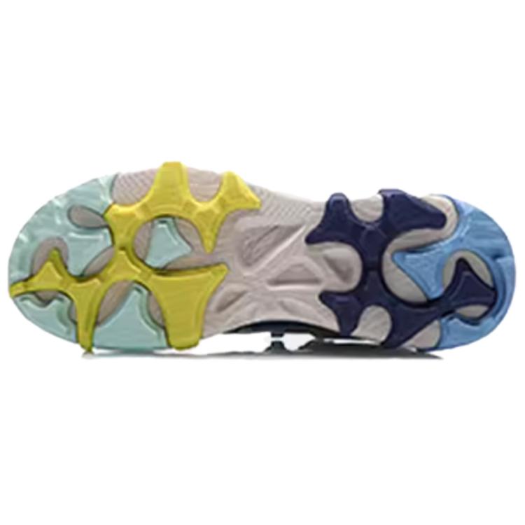 Баскетбольные кроссовки Li Ning Wu Xing 1 Paris Fashion Week Runway Low Top Women sikes Purple Blue Yellow AGBQ104-6