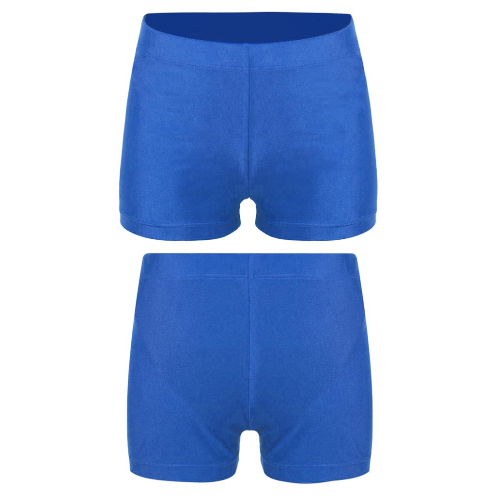 Boys Slim Fit Training Hot Shorts Elastic Waistband Gymnastics Dance Running Shorts Bottoms