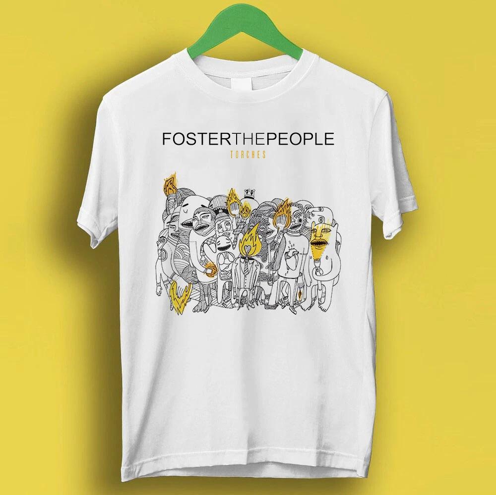 Foster The People Зажигают Ретро Музыка Подарок Футболка T Shirt P38