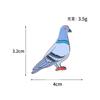 Cartoon animal peace dove creative brooch decoration collar schoolbag backpack clothing badge accessories