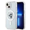Etui Do iPhone 15 Plus Karl Lagerfeld Karl&Choupette Glitter MagSafe Transparentne