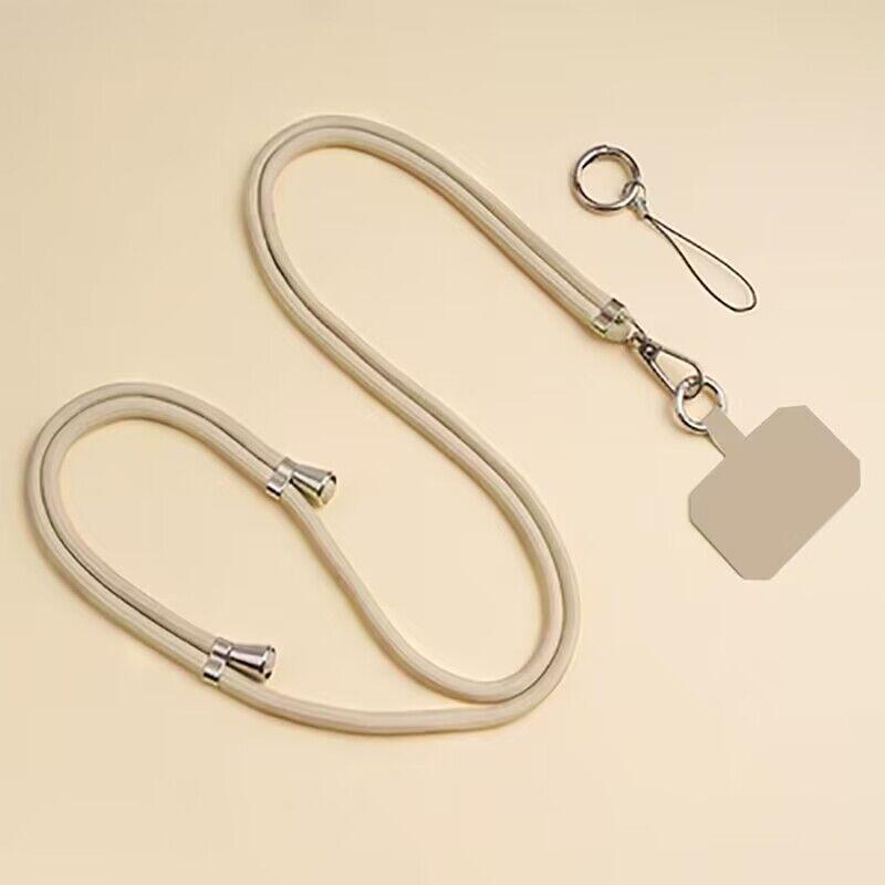 Crossbody Lanyard Necklace Strap Universal Mobile Phone Adjustment Long Hanging Rope With Clip Anti-Lost Lanyard