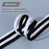 1Pair New Flat Shoelaces Sneakers Micro Elastic Laces for Shoes 6mm Width White Black Shoelace 90/120/140/160CM Shoe Accessories