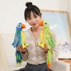 Simulation Parrot Plush Toy Soft Plush Stuffed Animal Parrot Doll Cute Toy Room Decoration Birthday Gift