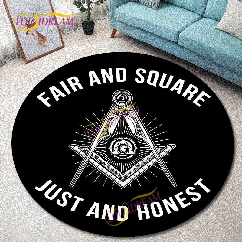 Масонские круглые коврики. Коврик для домашнего игрового стула. Масонский коврик для детской комнаты. Коврик для компьютерного стула. Коврик для деревянного пола масонов.