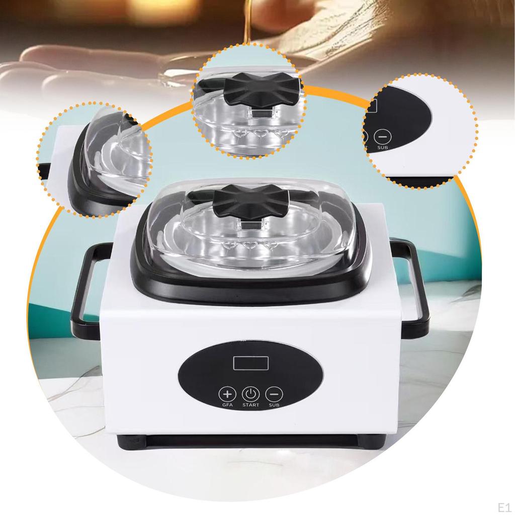 Электрический нагреватель воска для депиляции с регулируемой температурой, плавильный нагреватель, спа-оборудование для лица и тела