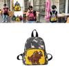 Stylish Breathable Nylon School Backpack With Cartoon Dinosaur Design For Kids