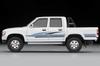 Toyota Hilux 4WD Пикап Двойная кабина SSR Модель 1991 года Литье под давлением (белый) LV-N256b [Tomix 1/64 Автомобиль] [Tomica Time]