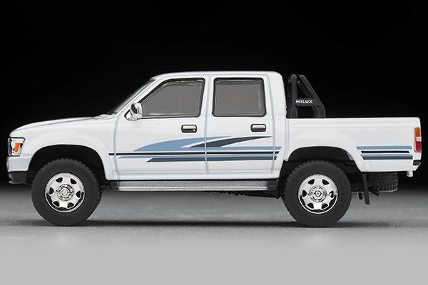 Toyota Hilux 4WD Пикап Двойная кабина SSR Модель 1991 года Литье под давлением (белый) LV-N256b [Tomix 1/64 Автомобиль] [Tomica Time]