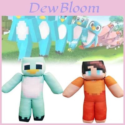 Плюшевые игрушки Minecraft Майло и Чип с набивкой из ПП хлопка для украшения детской игровой комнаты