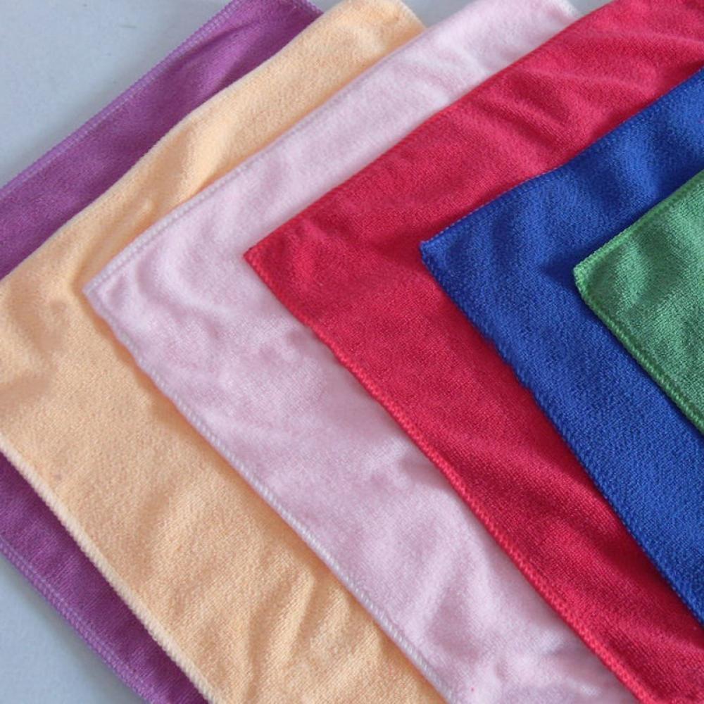 10pcs Useful Cotton Soft Towel Cleaning Towels Face/Hand Towel Wash Cloth