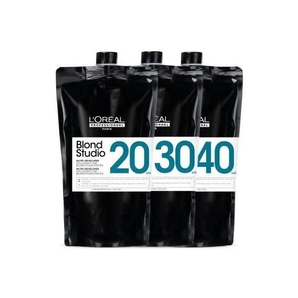 Oxydant Crème - L'ORÉAL - Blond Studio - 20V - Nutri-développer - Tous types de cheveux