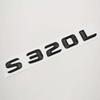 3D ABS Car Letters Logo S300L S320L Badge Sticker Emblem Decals For Mercedes Benz S Class S300L S320L V221 V222 Tail Accessories BX5