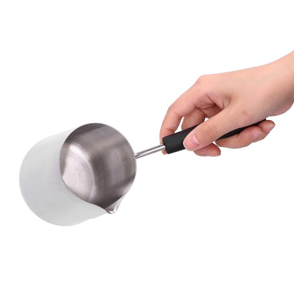Easy to Clean Turkish Coffee Pot Stainless Steel Milk Warmer Durable Turkish Tea Pot Coffee Making
