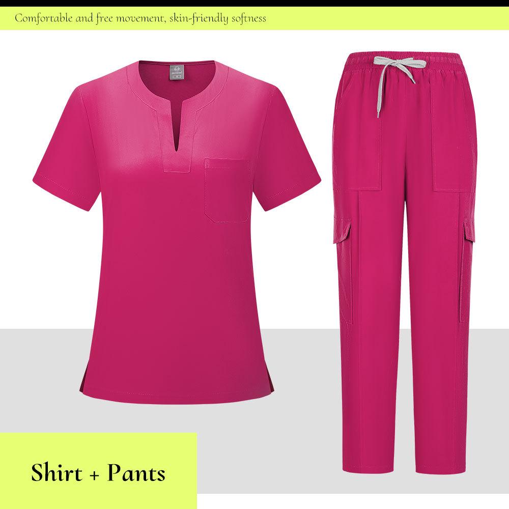 Детская больница Медсестринская форма - Женский дышащий, влагоотводящий медицинский костюм