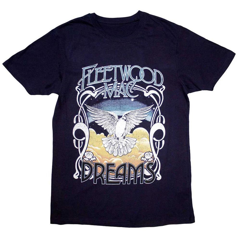 Rock band Fleetwood Mac 100Cotton album cover Graphic Tshirt Unisex Women shirts 2026 New Summer spring hiphop Y2k fashion shirt